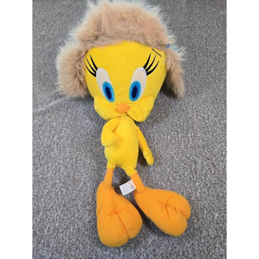 Tweety Bird Plush Six Flags Vintage Large 22 inches Looney Tunes Stuffy